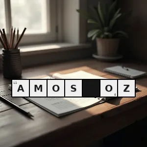 Hasło krzyżówkowe izraelski pisarz - amos oz – rozwiązanie, synonimy, podpowiedzi i definicje krzyżówkowe